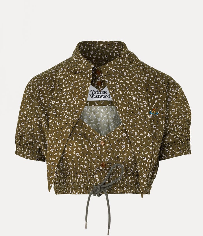 Vivienne Westwood CROPPED HEART SHIRT